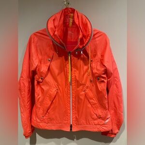 Bright Orange Zip-Up Jacket